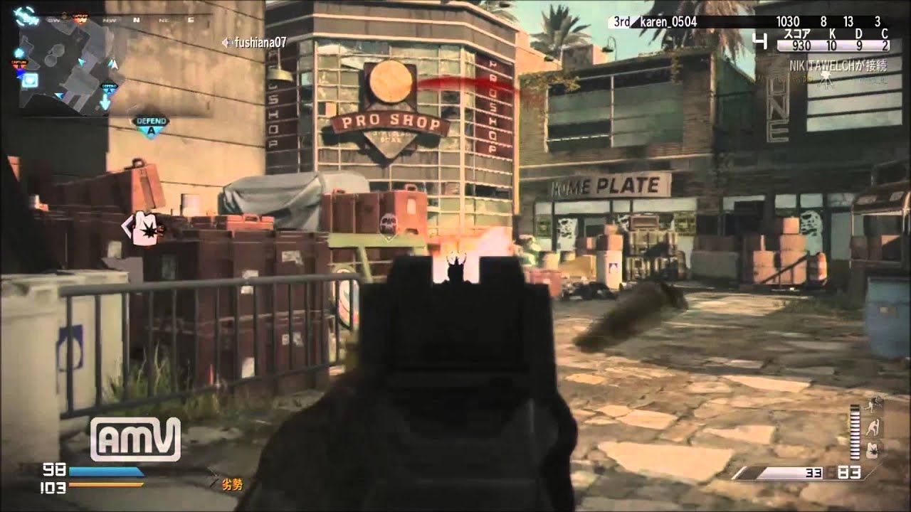 cod ゴースト FreE ヒロキの実況　Domination　フシアナさんと雑談コラボ