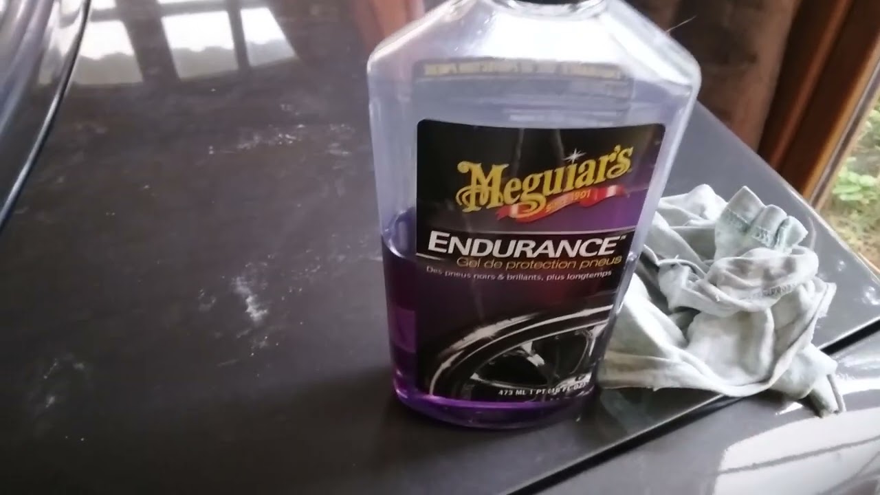 test de produit : brillant pneu Meguiar's enfin un bon produit pour les plastiques noirs