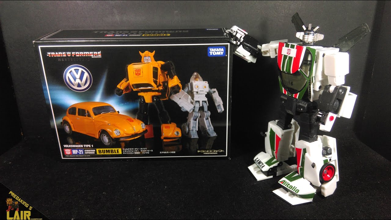 Transformers Takara Masterpiece MP-21 Bumble (Bumblebee) & Spike SPANISH REVIEW Español
