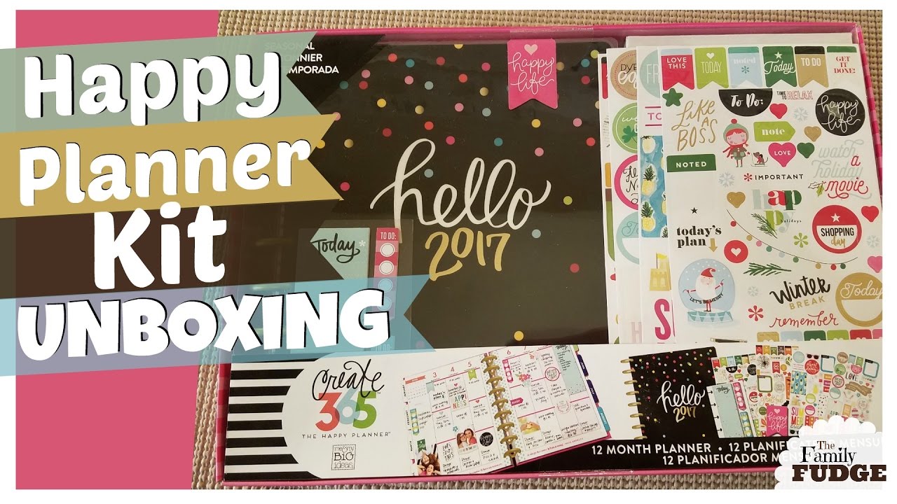 Happy Planner UNBOXING || Getting Organized || FULL Flip Through