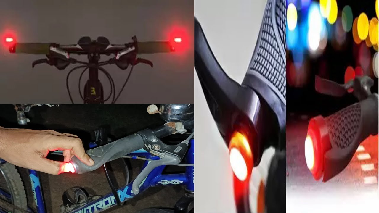 Bicycle Bike Handel Bar Led Safety Lights Unboxing And Testing