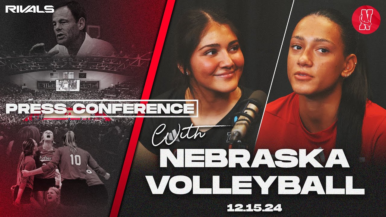 Nebraska Volleyball: John Cook, Lexi Rodriguez, Harper Murray press conference after Wisconsin sweep