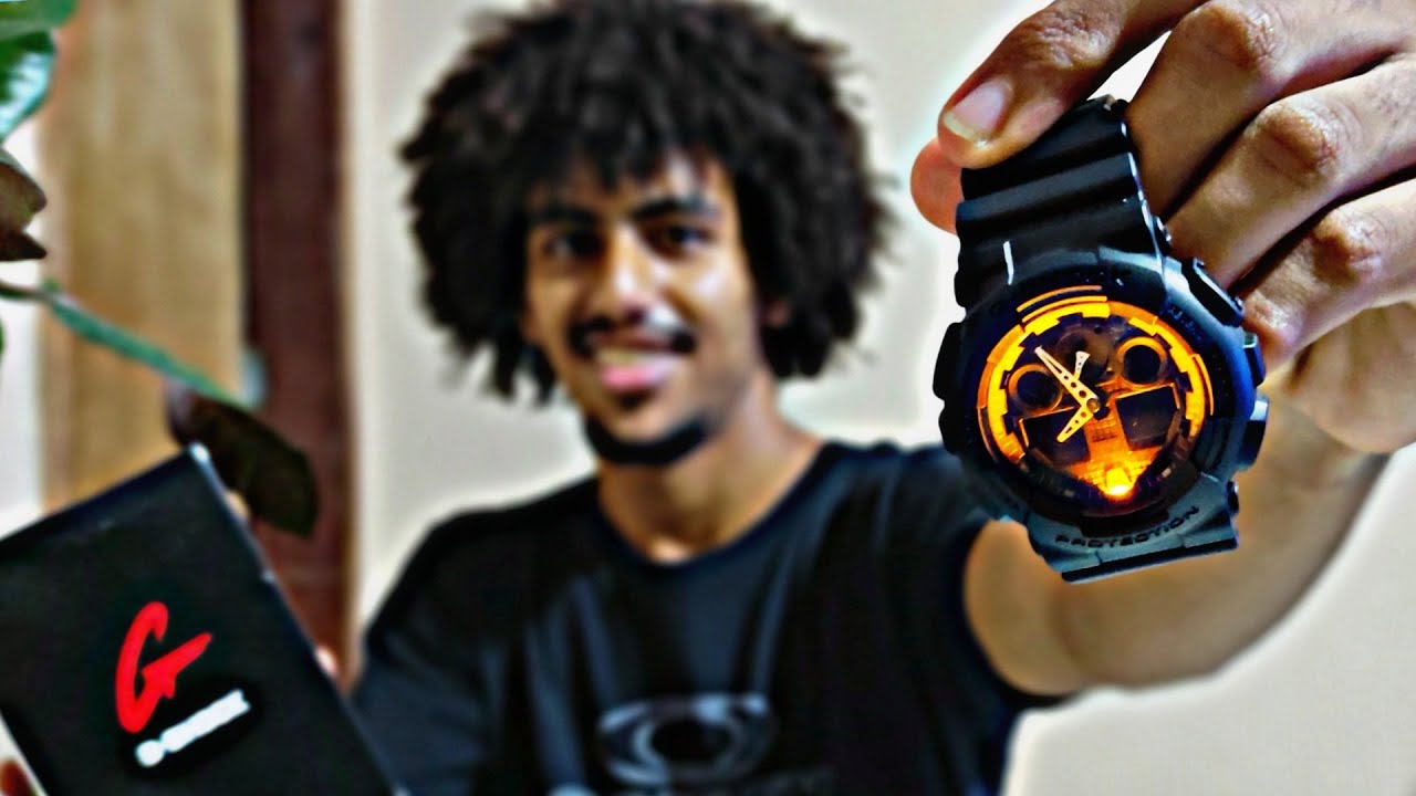 ASMR GSHOCK É TUDO ISSO ? CONHEÇA O GA-100 original ! (#asmr #unboxing )