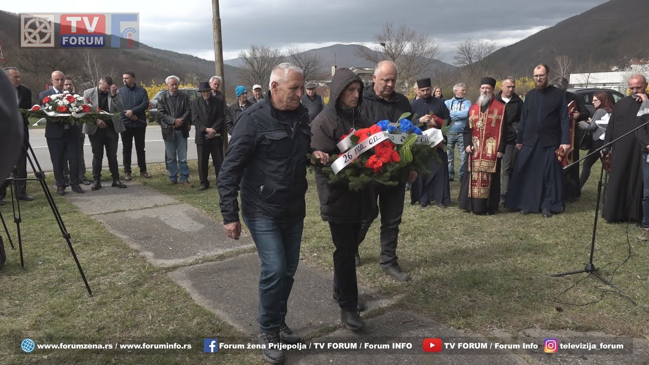 Obeležavanje 26 godina od početka NATO bombardovanja SR Jugoslavije u Prijepolju