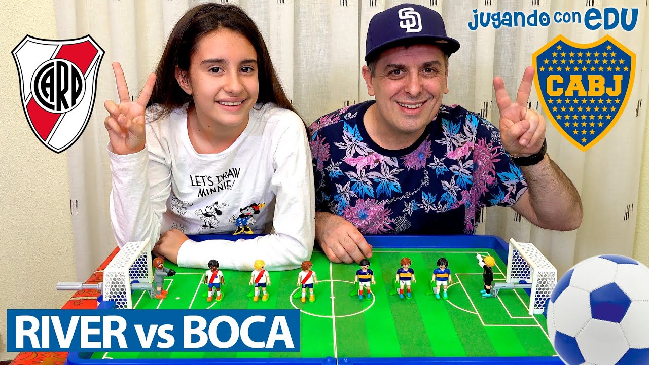 FINAL DE LA COPA LIBERTADORES River Plate vs Boca Juniors VERSIÓN PLAYMOBIL desde Madrid
