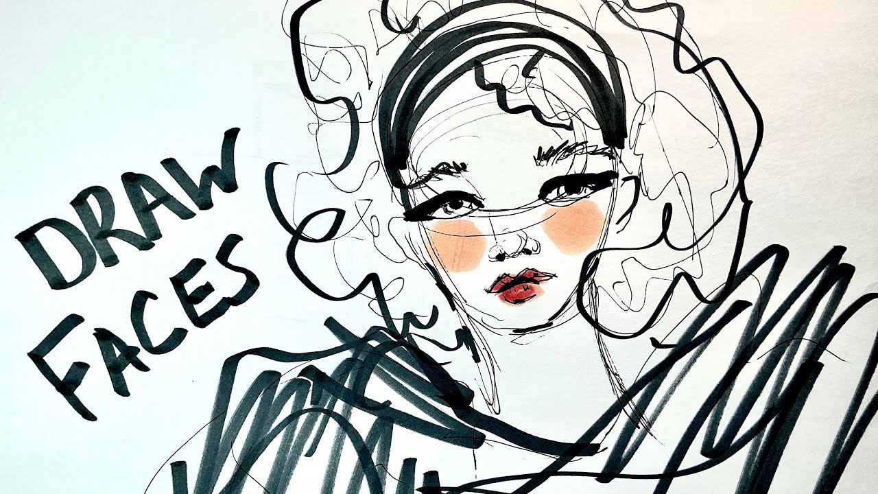 Draw Faces Without Overthinking