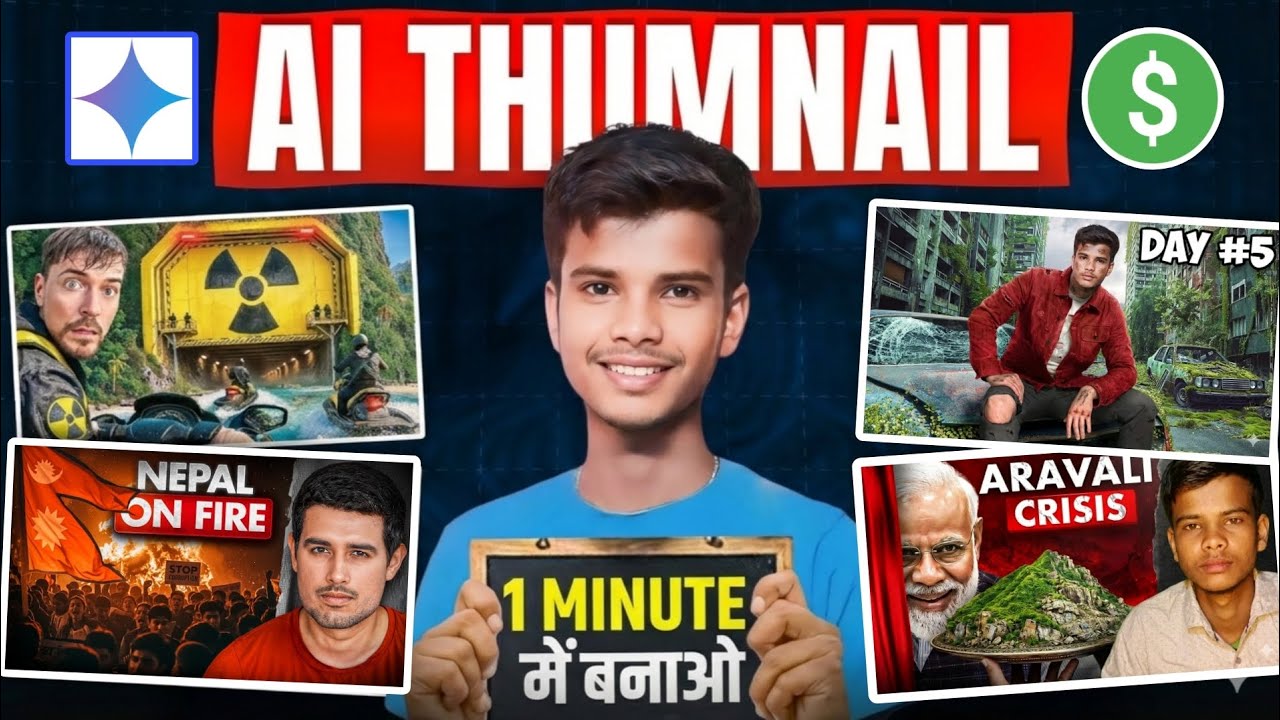AI Thumbnail Kaise Banaen | How To Make AI Thumbnail for Youtube Videos | Thumbnail Kaise Banaen