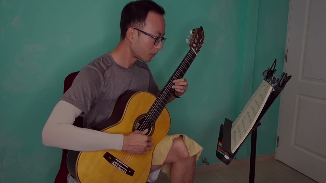 Sarabande from Partita no.1 for solo violin BWV1002 - J.S. Bach (no repeats)