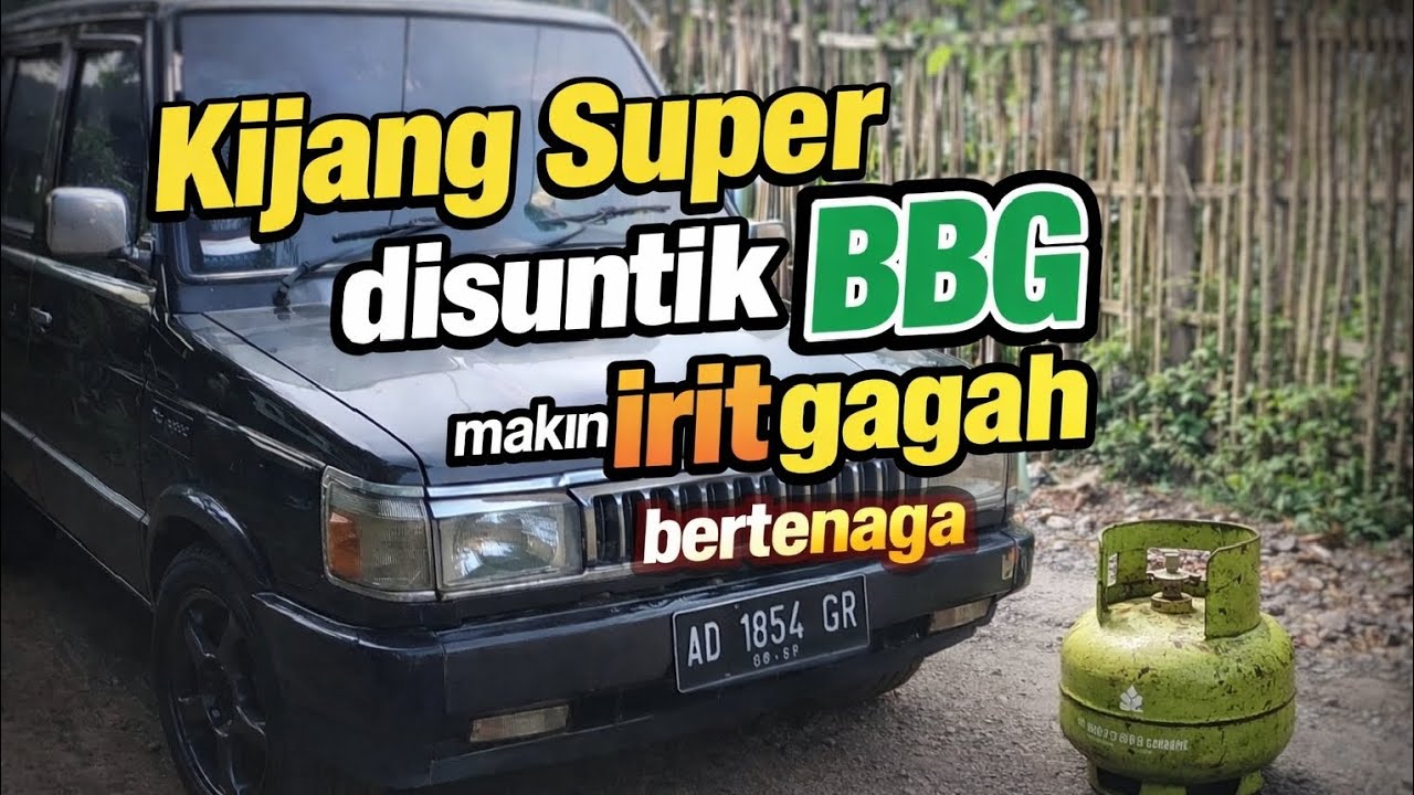 Kijang Super disuntik BBG irit gagak bertenaga joss di tanjakan