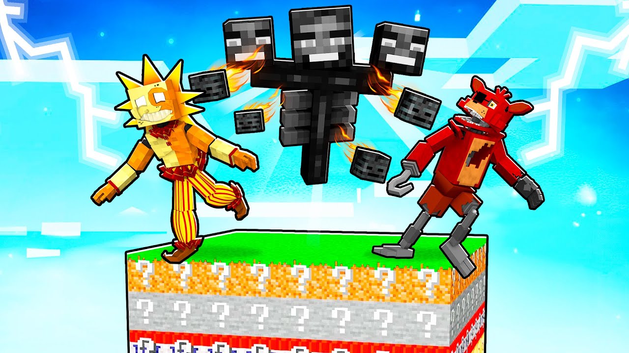 LOCKED on ONE LUCKY CHUNK with SUN in Minecraft
