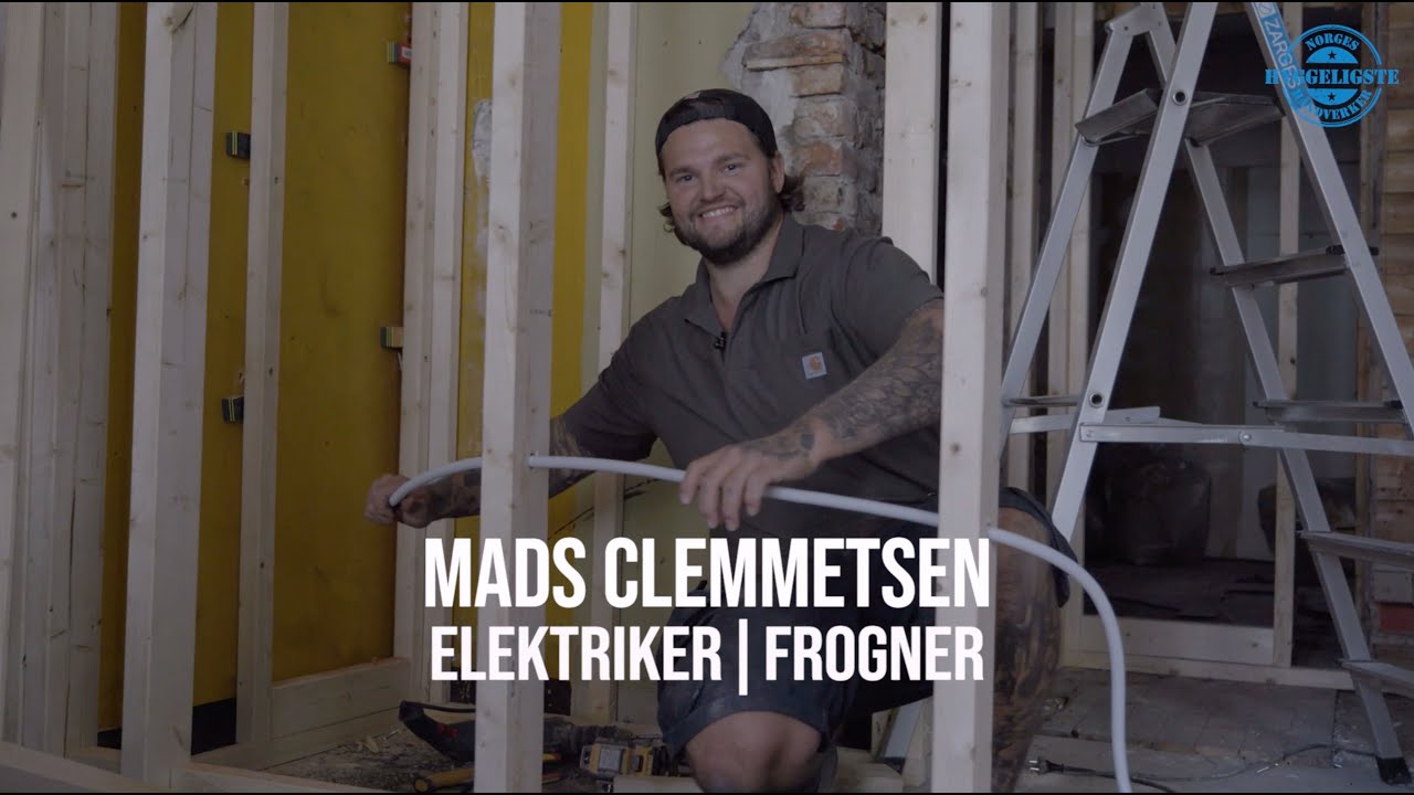 Norges Hyggeligste Håndverker 2021, finalist: Mads Clemmetsen