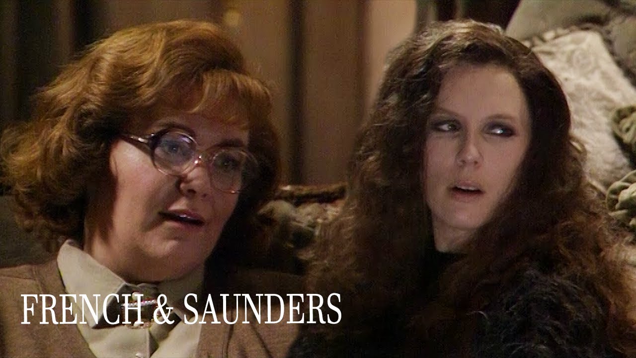 Christmas TV With Interrupting Mother | French & Saunders: Christmas Special '88 | BBC Comedy Greats