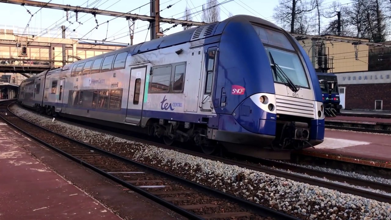 Gare de Versailles-Chantiers - Compilation de TGV, TER, Intercités, FRET, HLP et Infra SNCF