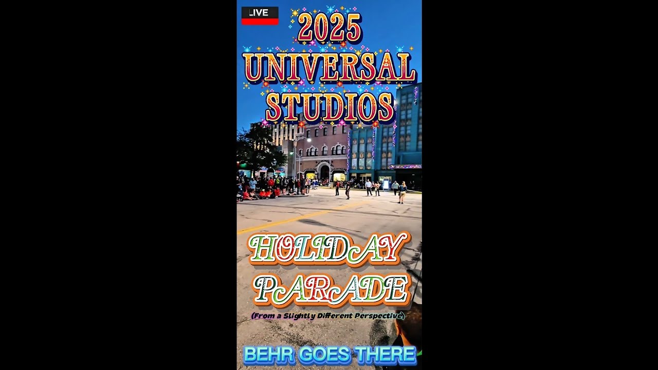 2025 Holiday Parade at Universal Studios 
