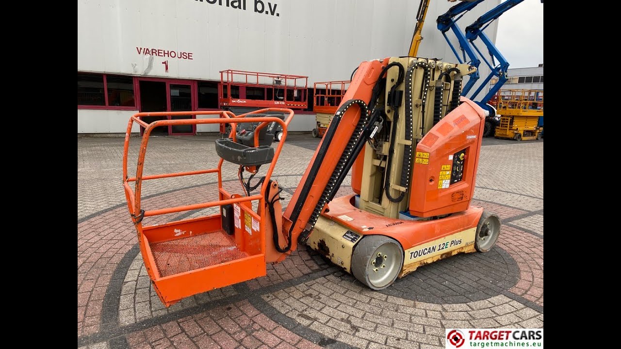 781615 JLG TOUCAN 12E PLUS + ELECTRIC VERTICAL MAST WORK LIFT W/JIB 1265CM 2014 A300036157