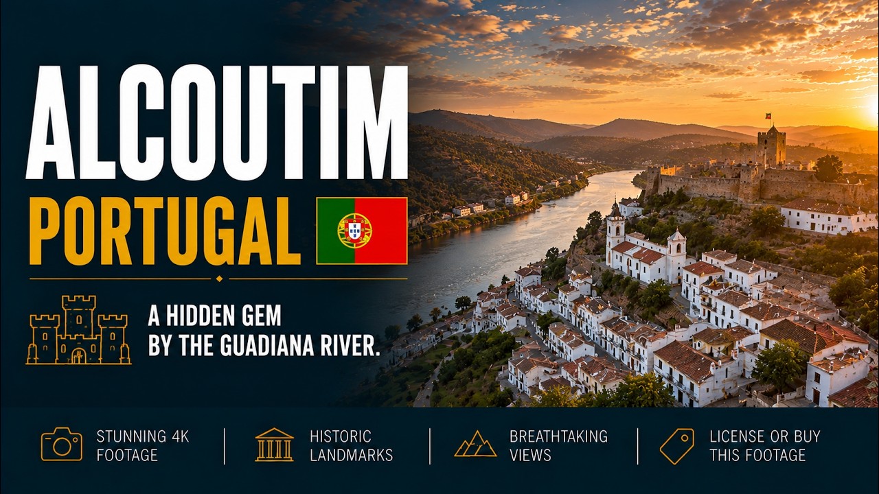Alcoutim 🇵🇹 & Sanl&uacute;car de Guadiana 🇪🇸 [4K] Cinematic Drone [2023]