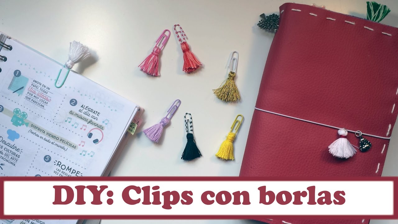 DIY: Clips con borlas