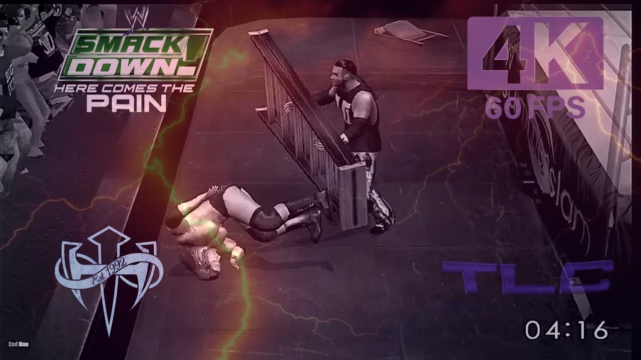 Matt Hardy vs Triple H TLC π🪜🪑 SmackDown Here Comes the Pain  # Twist of  Fate 