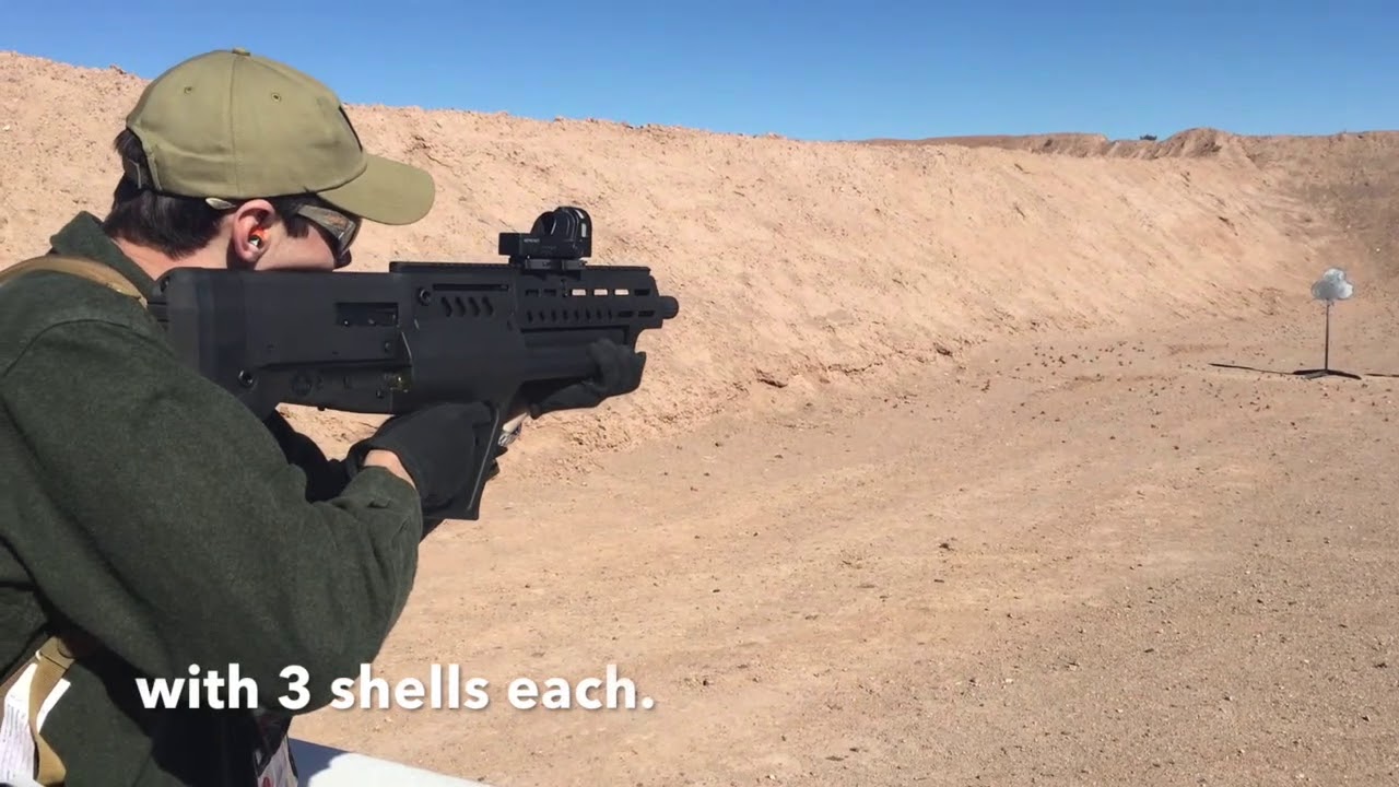 IWI Tavor TS12 Shotgun In Action