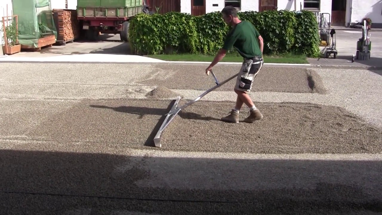 HUNKLINGER Hand-Abziehsystem Planierflieger - Splitt, Sand abziehen - Feinplanum erstellen