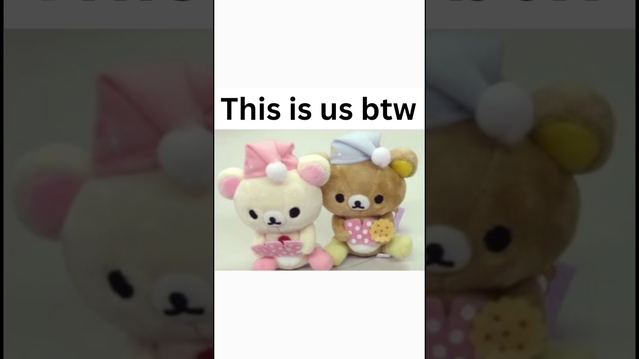 This is us btw #rilakkuma ##korilakkuma ##sanx ##plush #relatablecontent #rilakkumaandkorilakkuma