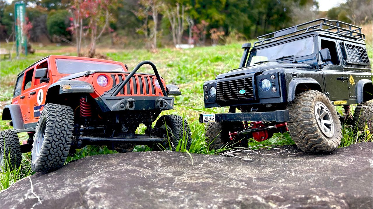 【DEERC MN128 × MN99S】 Jeep Wrangler × LAND ROVER DEFENDER 90(Trail running)