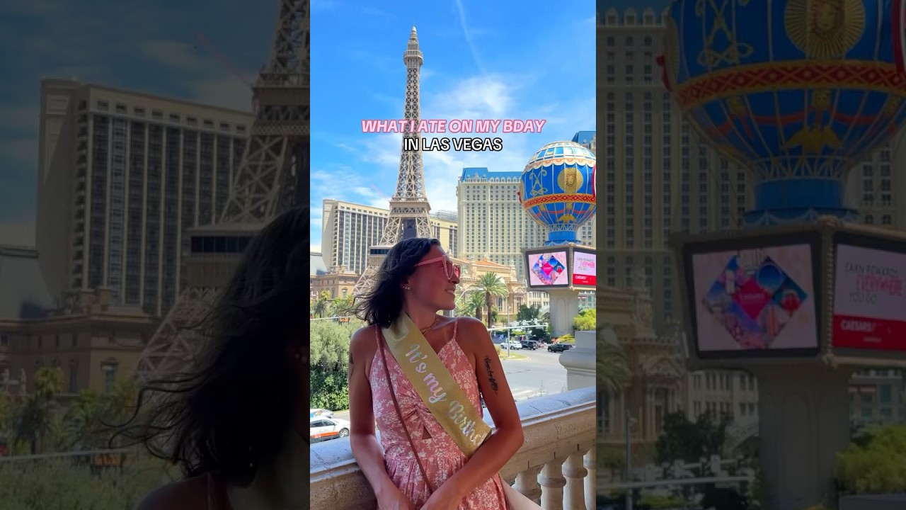 WHAT I ATE ON MY BDAY IN LAS VEGAS #lasvegas #vegasfood #birthday