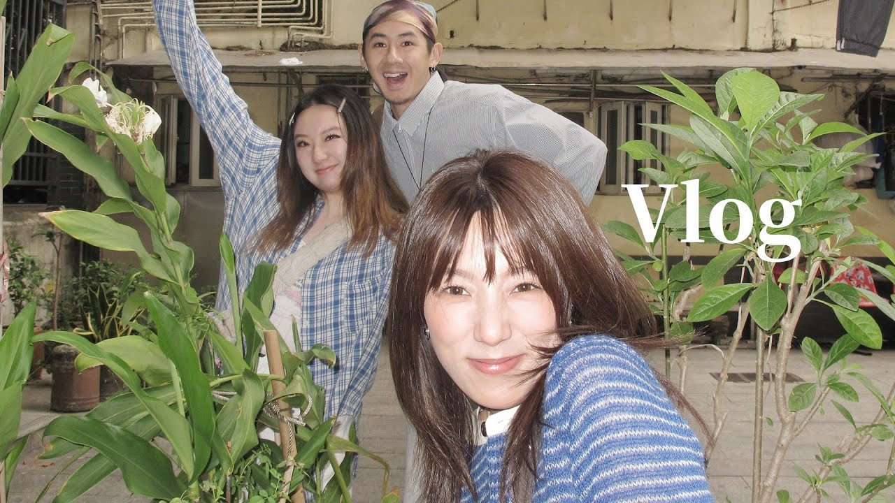 VLOG在广州的一天吃米其林川菜和日式料理逛晓港社区街头采访