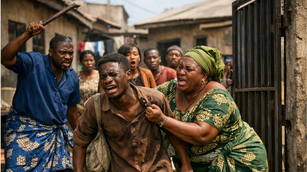 A POOR 18-YEAR-OLD ORPHAN CHIKE PREGNANTED 60YEARS OLD WOMAN HIS UNCLE'S LANDLADY AND THIS HAPPEN