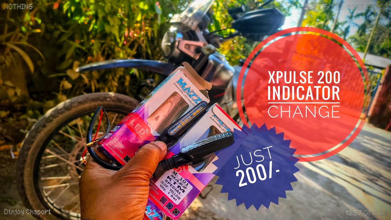 Hero Xpulse 200 FI DIY Indicator Change  Step-by-Step Easy Installation #xpulse200 #BikeModification