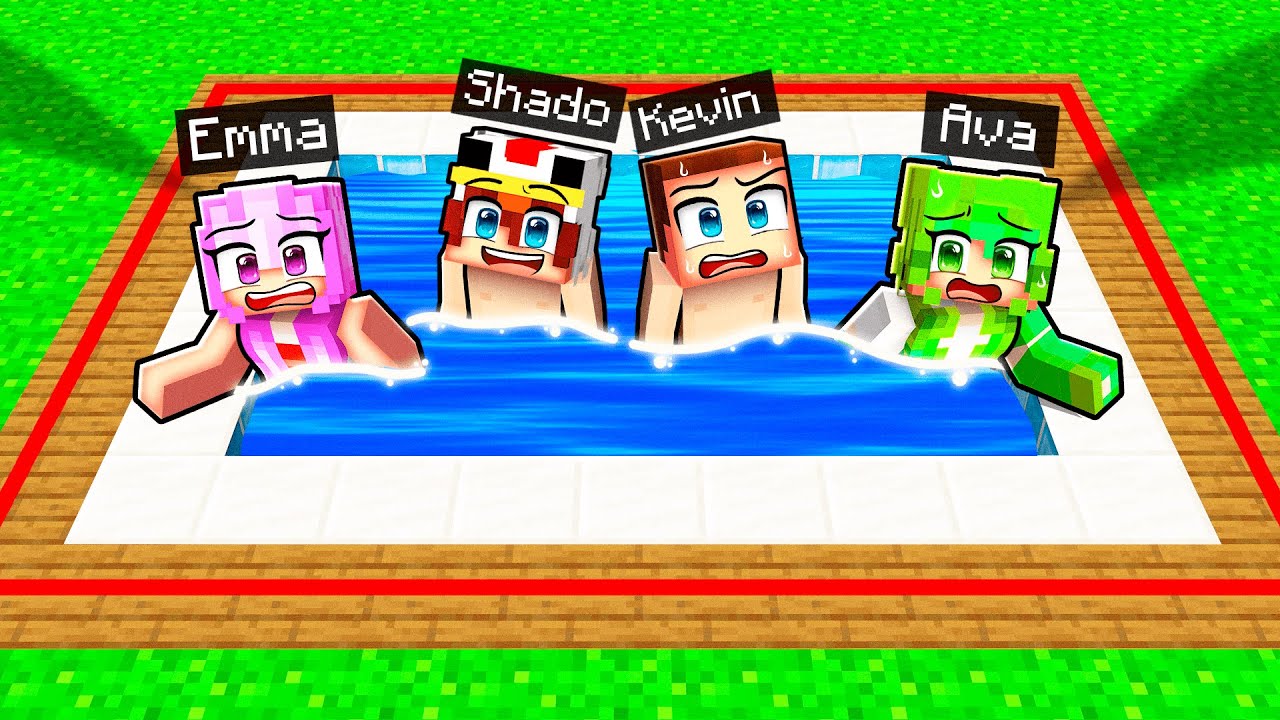 Le dernier qui sort de la PISCINE avec mes FANGIRLS, Gagne 1 000 000 $ sur Minecraft !