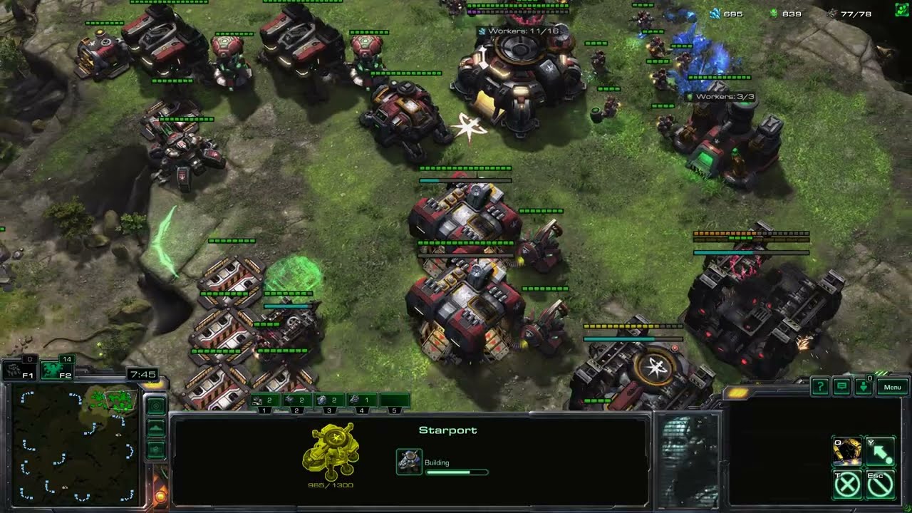 SCV VS very hard AI (VERY HARD)