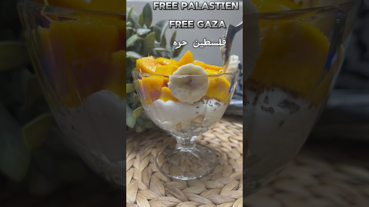 زبادي بالمانجا والموز