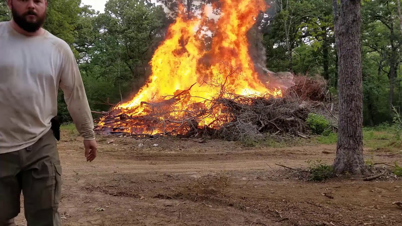 Brush Pile Burn