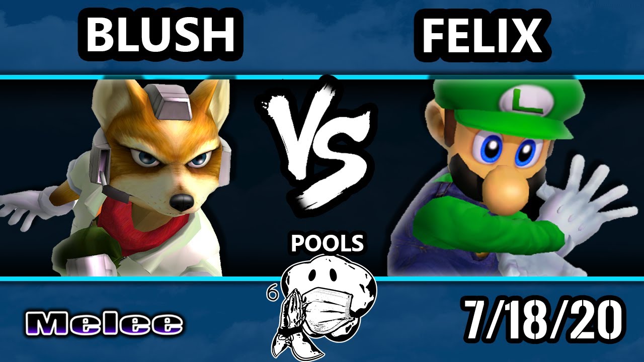 GOML 2020 SSBM - Blush (Fox) Vs. Felix (Luigi) Melee Pools