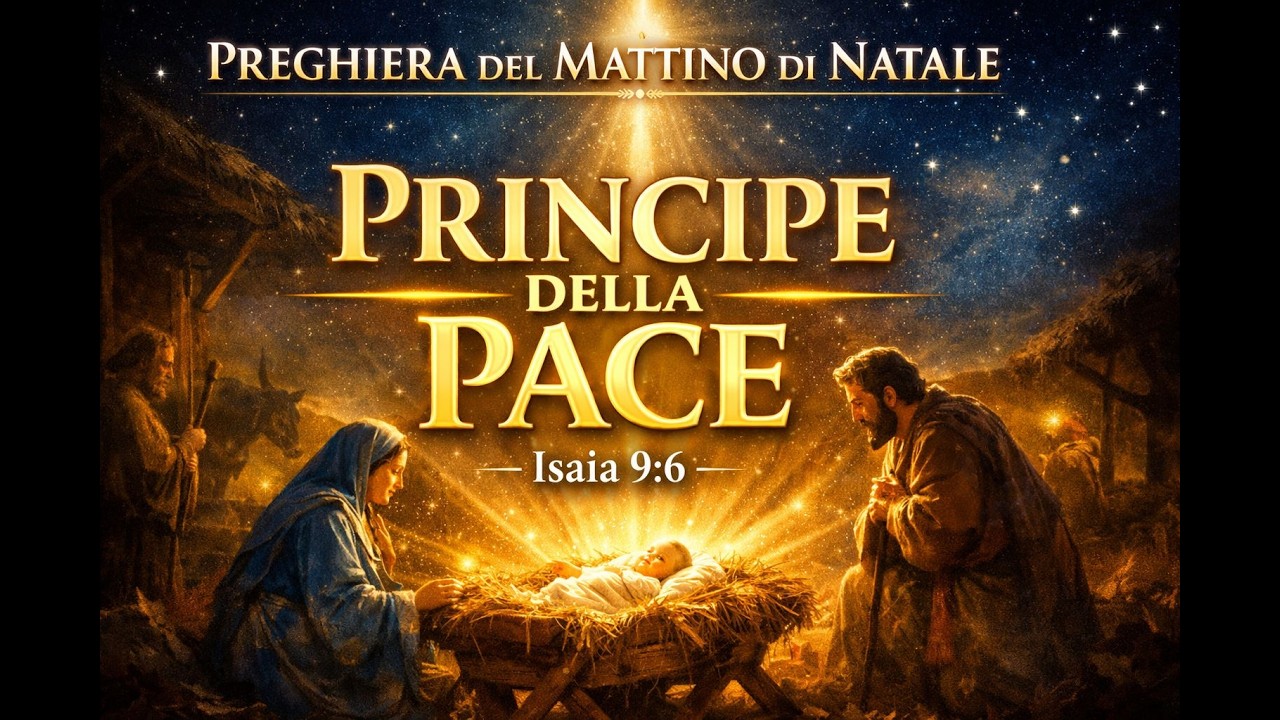 PREGHIERA DEL MATTINO DI NATALE | Isaia 9:6 — È nato il Principe della PACE
