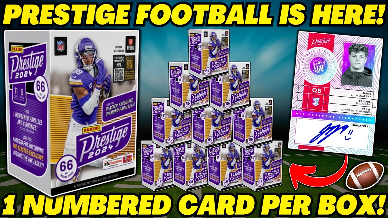 *ROOKIE ON CARD AUTO FROM RETAIL!?🔥 2024 PRESTIGE FOOTBALL BLASTER BOX REVIEW!🏈