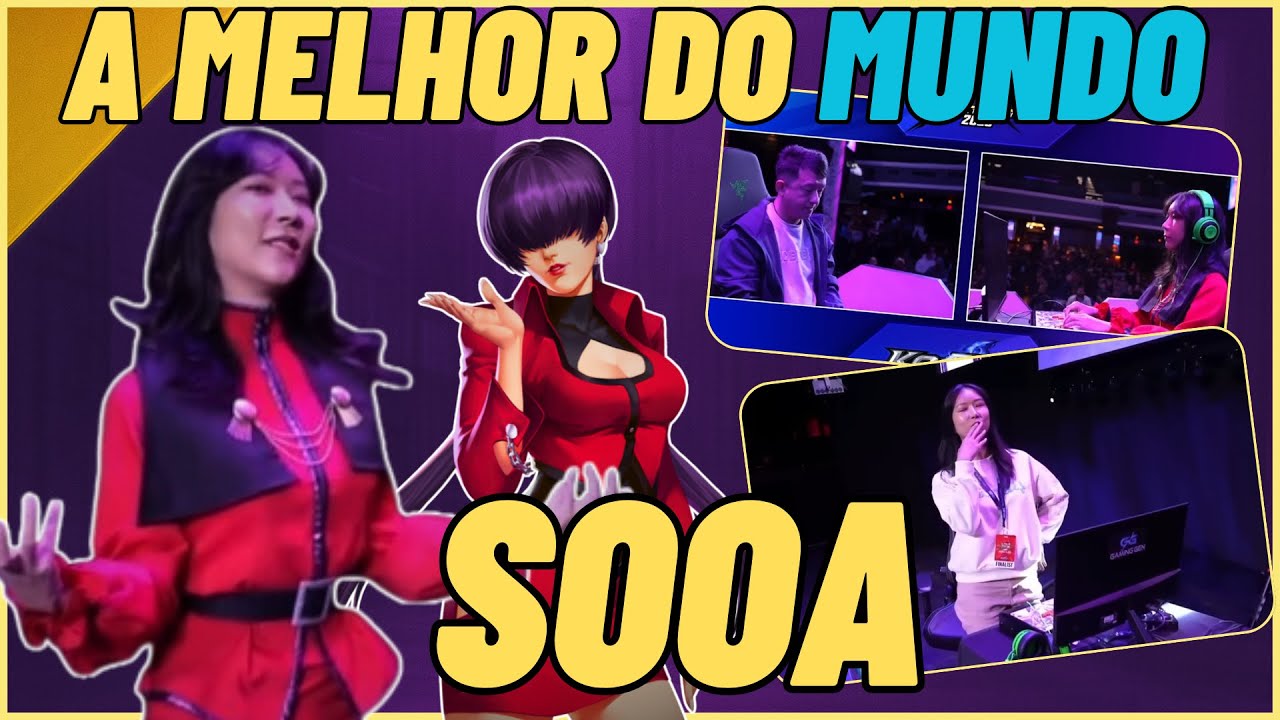 A MELHOR JOGADORA DE KOF DO MUNDO NO MUNDIAL DA SNK! A COREANA SOOA  | SWC 2023 SNK CHAMPIONSHIP