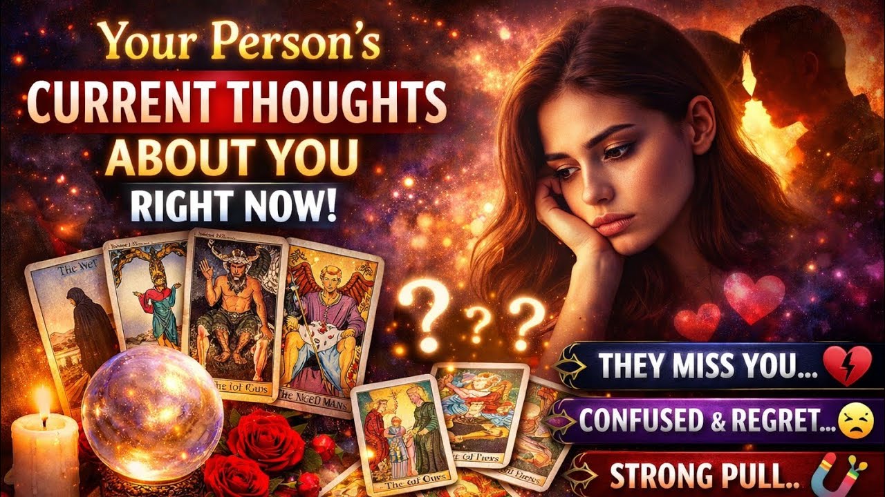  Your Person’s Current Thoughts About You Right Now  💌 | Timeless Love tarot reading   #lovereading 