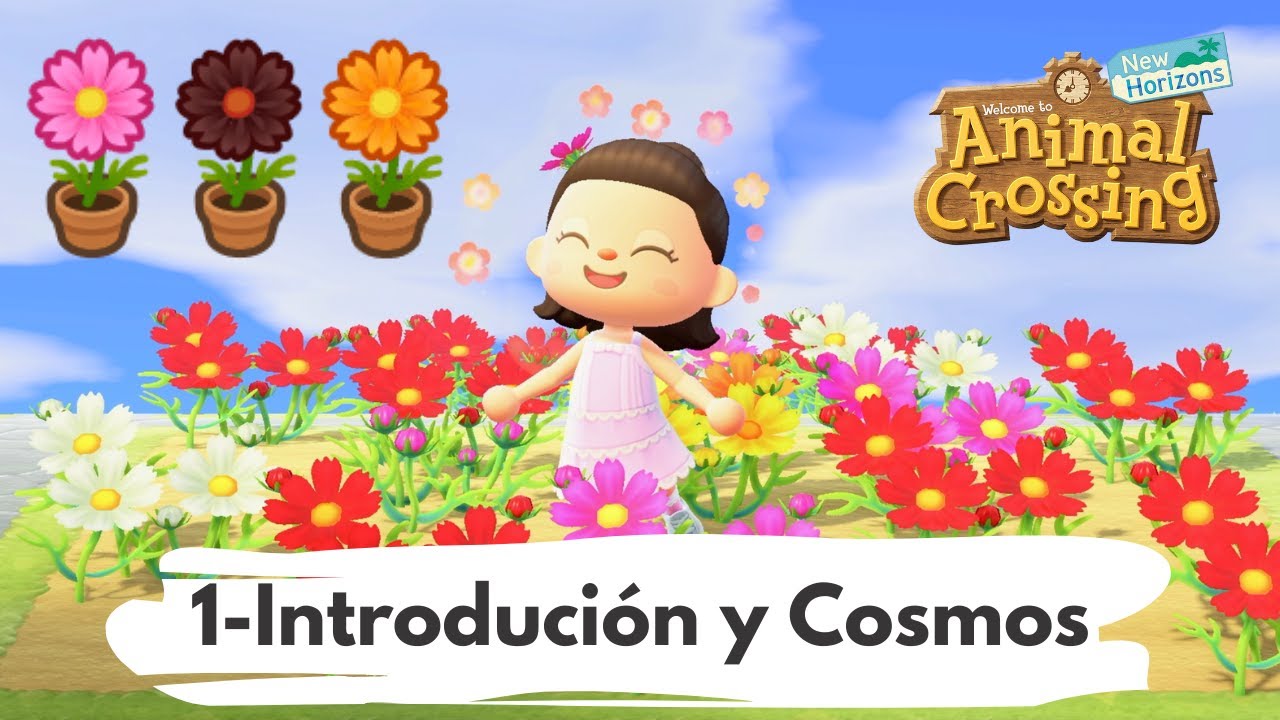 Cómo conseguir todas las FLORES HÍBRIDAS Animal Crossing 🌸Introducción y Cosmos