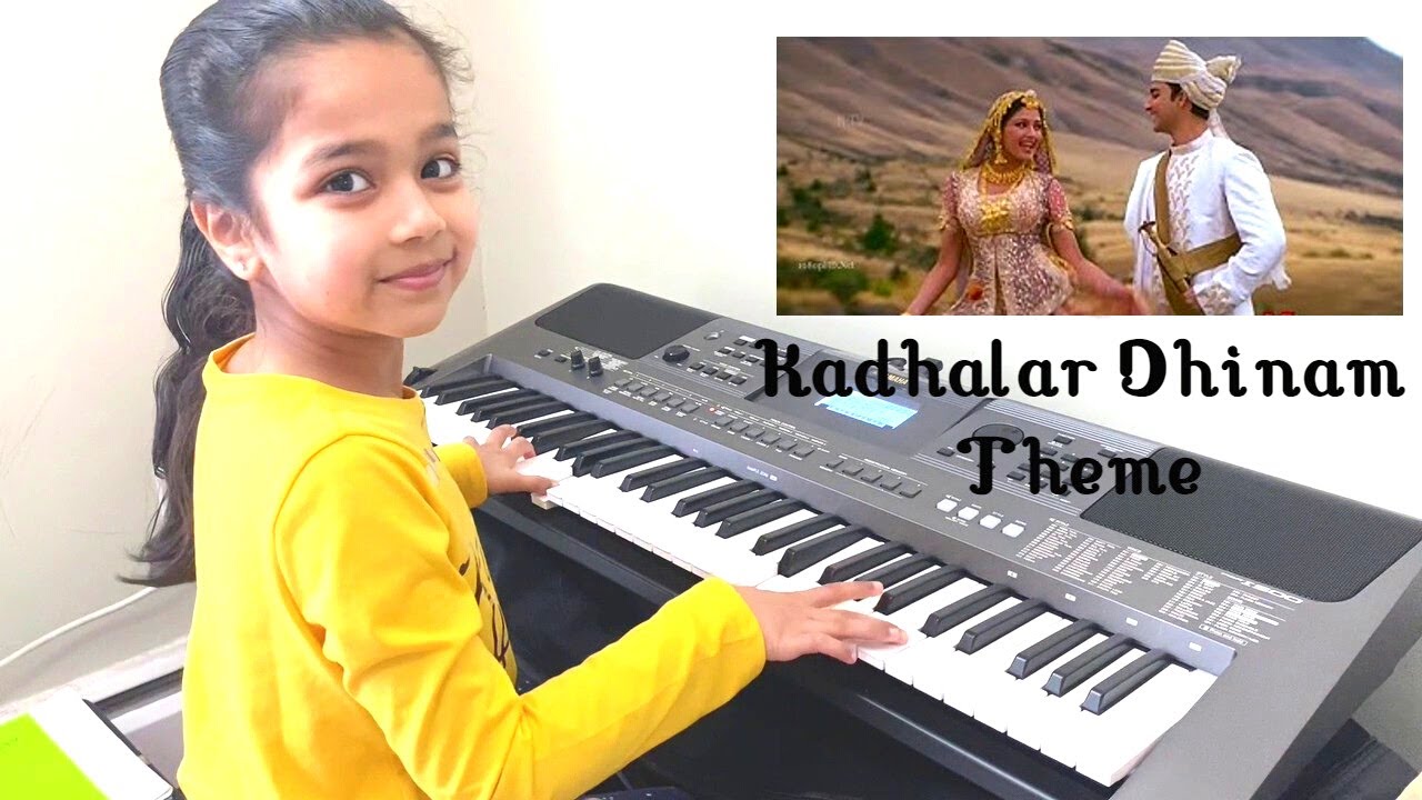 Kadhalar Dhinam Theme Piano cover | Kadhalar Dhinam BGM Piano cover | A.R.Rahman | Riya Rhythms