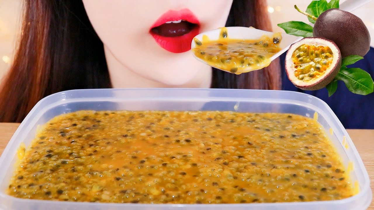 Фрукты * PASSION FRUITS * ASMR NO TALKING EATING SOUNDS MUKBANG [Jisoo ASMR 지수]
