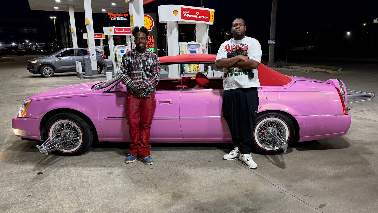 Sauce Walker pulled his 4 door 6 million dollar four-door DTS Cadillac slab Houston Texas 🤘🏽￼