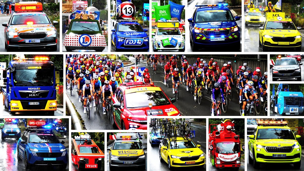 Tour de France Féminin 2025 - Caravane et Course en Intégral - Départ de Chambéry pour la 8ème Étape