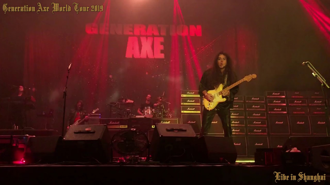Yngwie Malmsteen Generation Axe World Tour 2019 Live in Shanghai