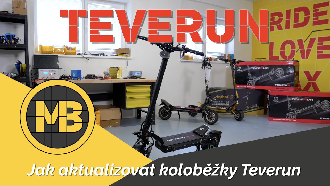 Návod - Jak aktualizovat koloběžky Teverun