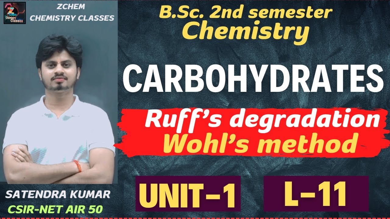 L-11 | Chain shortening in aldose | Descending in aldose | ruff degradation |wohl degradation #zchem
