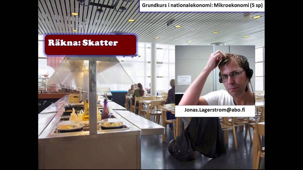 19. R&auml;kna: Skatter [Grundkurs i nationalekonomi: Mikroekonomi]