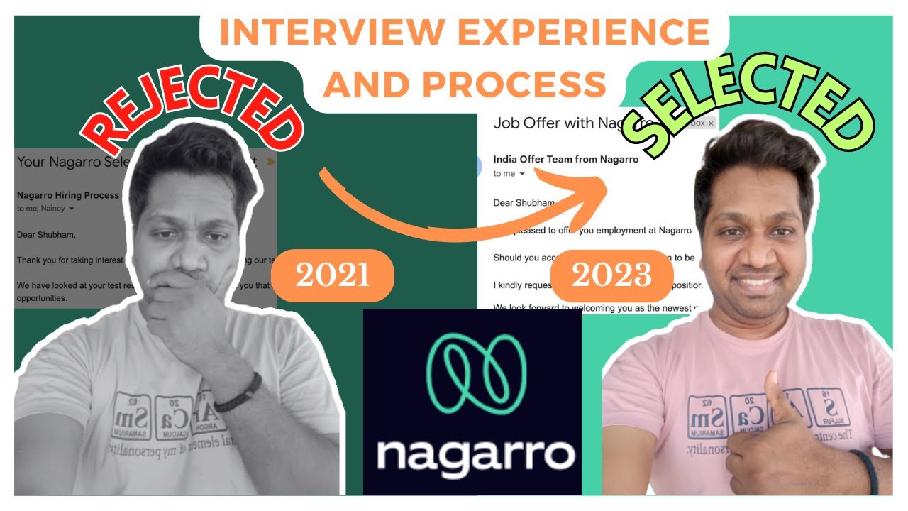 Nagarro Interview Experience in 2023 | Online Interview Process | Journey Rejection to Selection