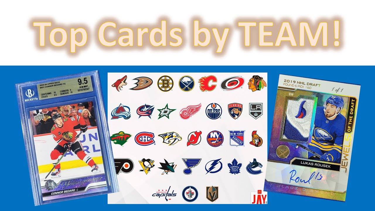 My BEST Upper Deck Hockey Card For Each NHL Team! June 2024 Edition